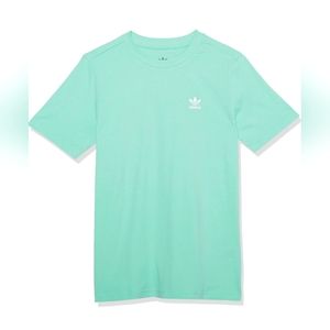 Junior's Adidas 100% cotton TEE size large, easy green
